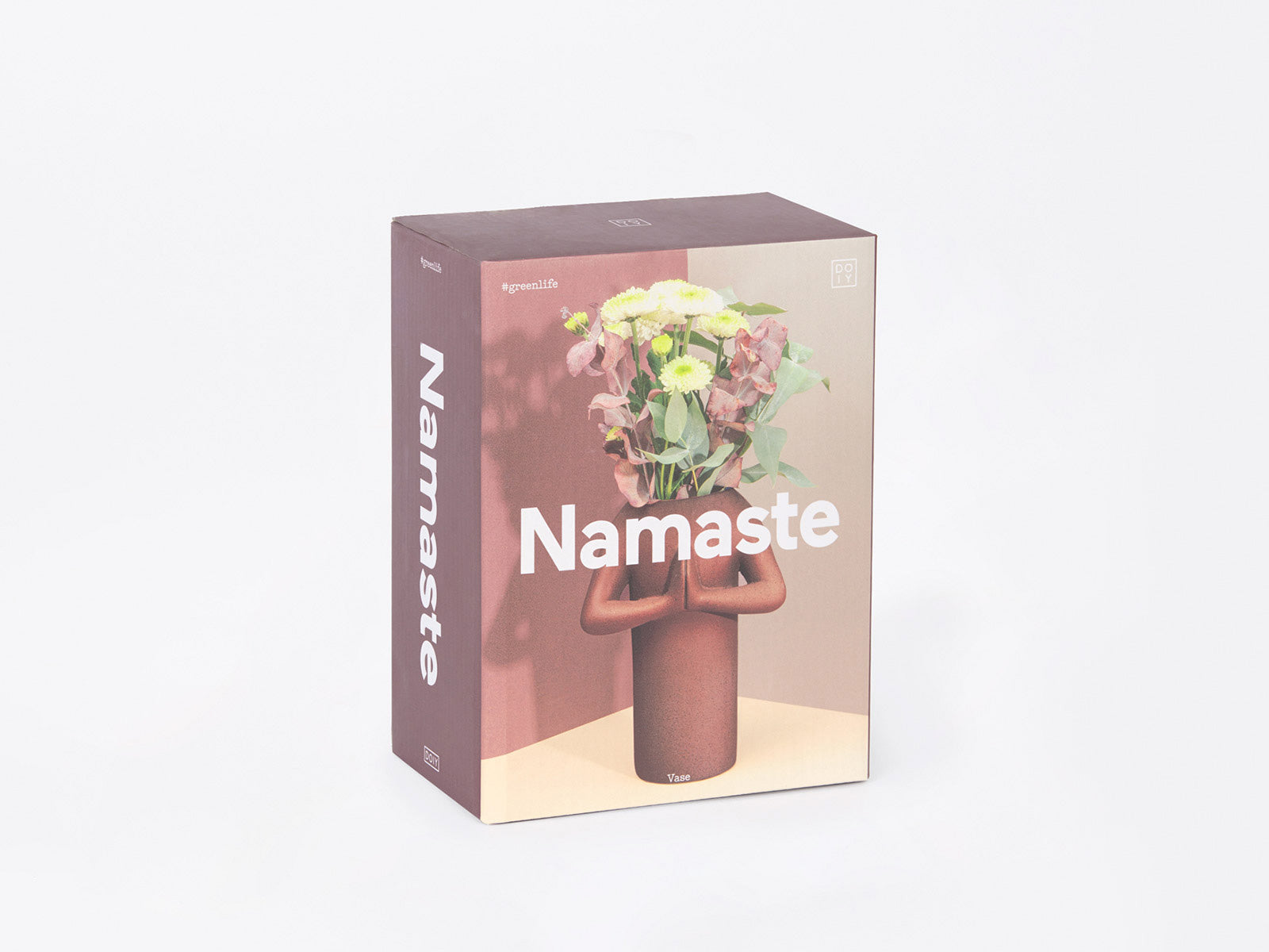 Namaste vase - brun